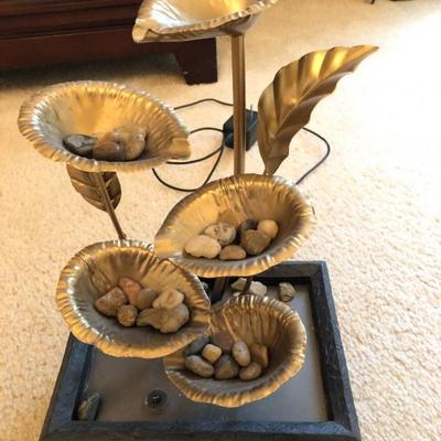 Table water fountain.