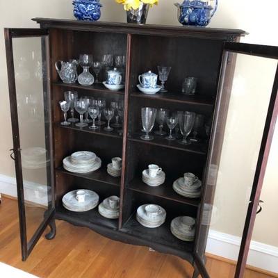 Antique Mayer & Co. china cabinet