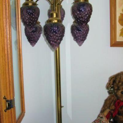 Grape tension rod pole lamp                                                                 
                BUY IT NOW $ 75.00