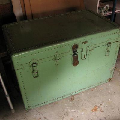 large old green trunk 