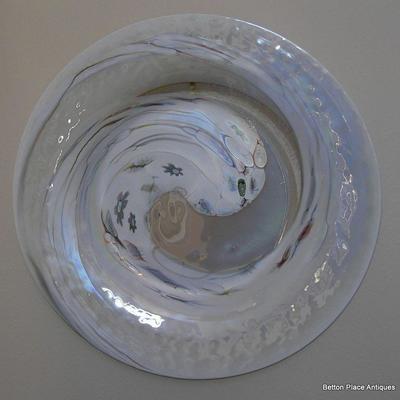 Large Murano Vennini Glass Seguso Charger