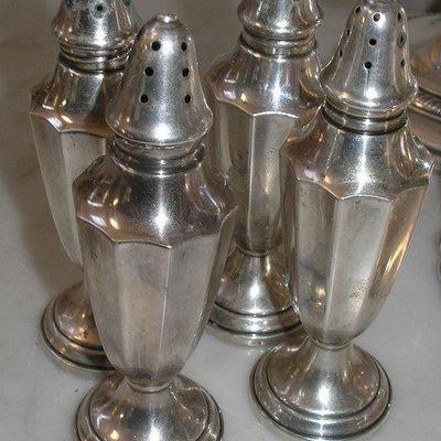 MFH  Fred Hirsch Sterling Silver Salt and Peppers
