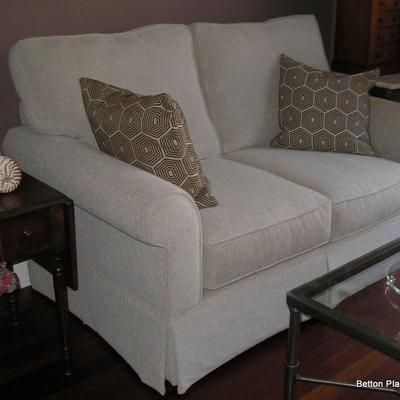 Contemporary Loveseat as new
