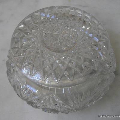 American Brilliant Glass trinket Bowl