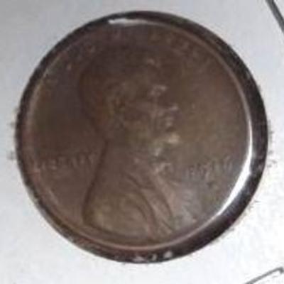 1916 S Wheat Penny, VF Detail