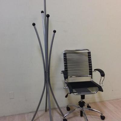 Office Chair and Coat/Hat Rack