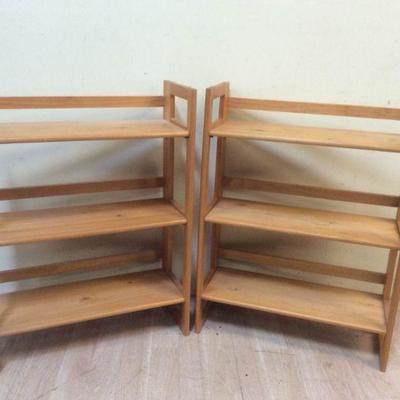 Stackable Wood Bookshelves