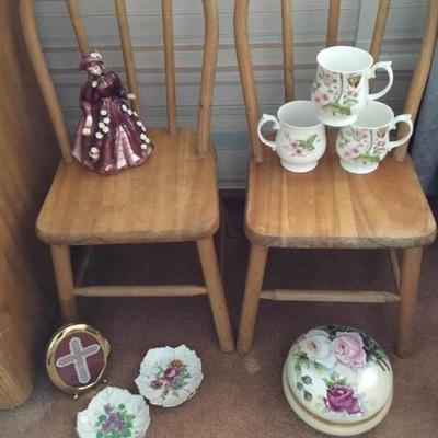 Vintage childrens chairs and more