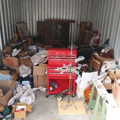 Outside view of storage unit