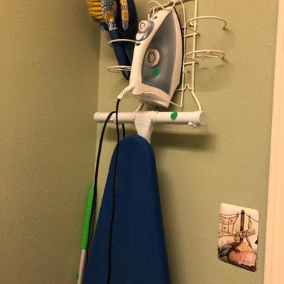 iron and ironing board