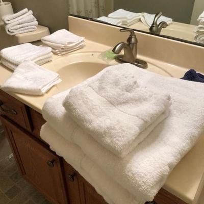 nice white towels