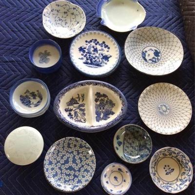 PAC020 Blue and White Dish Assortment