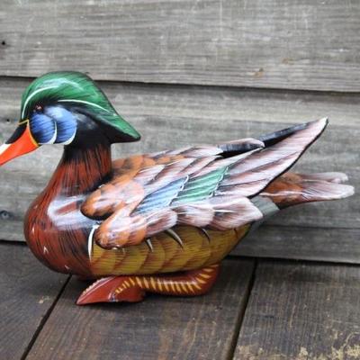 Wooden duck