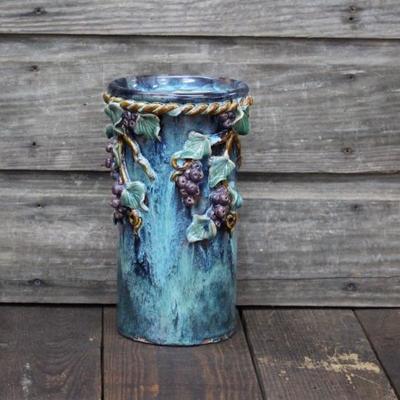 Grapevine Pottery Vase