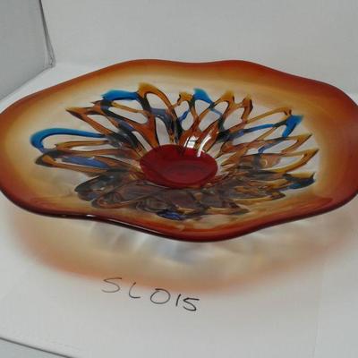 Multi-Color Glass Bowl