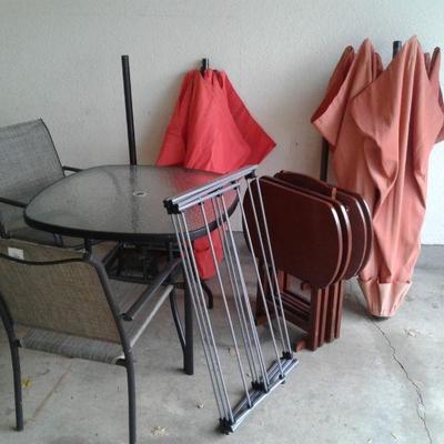 Small Patio Table, 2 Chairs