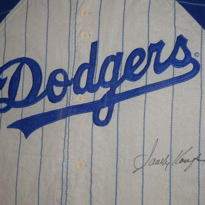Autographed Sandy Koufax Dodgers Jersey
