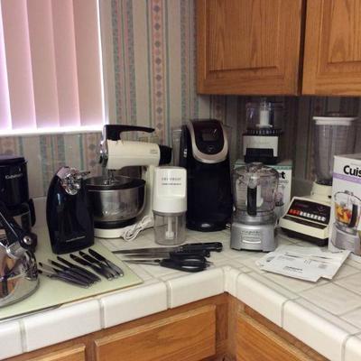 Cuisinart Food Choppers, Keurig Coffee Maker, Sunbeam Mixmaster, and More