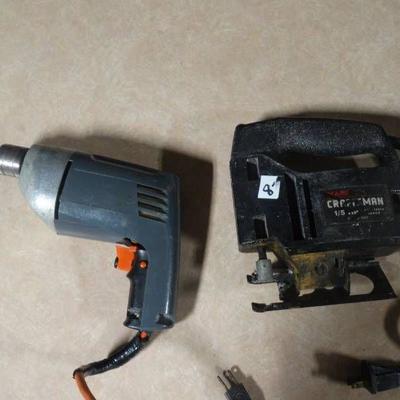 Craftsman 1 5 HP Sabre Saw and Power Drill