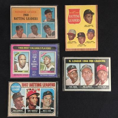 [upper left hand] 1961 Topps National League Home Run Leaders @ $20  
[upper right hand] 1961 Topps National League Home Run Leaders @...