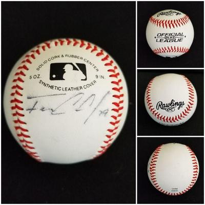Francisco Cervelli autographed baseball. Estate sale price: $75