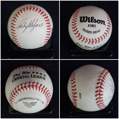 Signed baseball. Carlos Delgado. Estate sale price: $60