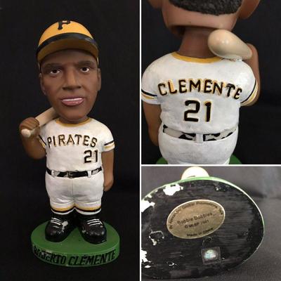 Roberto Clemente #21. Bobble Dobble. 2001. With MLB authentic sticker. Estate sale price: $40