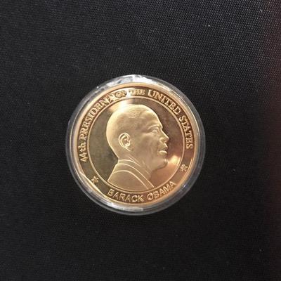 Barack Obama, 44th President, Inauguration Commemorative Presentation coin @  $20. 