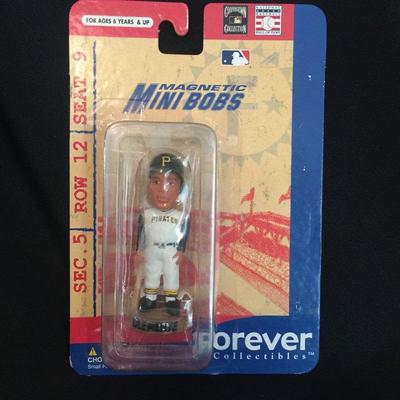 Hard-to-find Roberto Clemente Mini Bobblehead Forever Collectibles. Estate sale price: $50