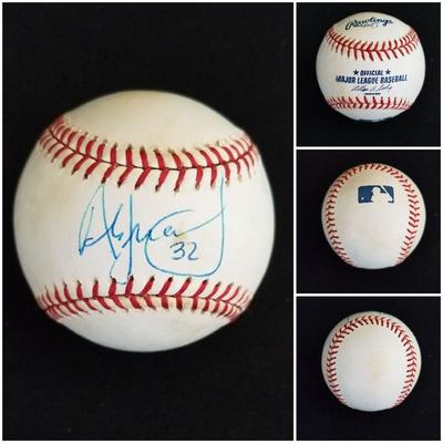 Alex Fernandez autographed baseball. Estate sale price: $30