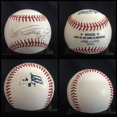Vladimir Guerrero (HOF) autographed Rawlings baseball. Estate sale price: $145