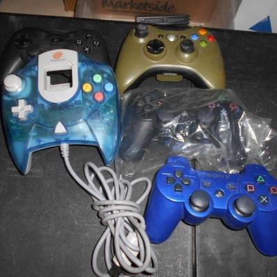 Lot of 5 Misc Video Game Controllers