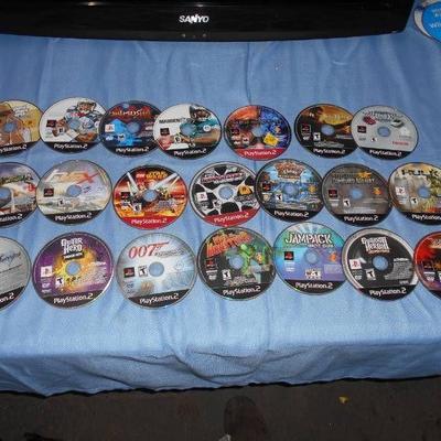 Lot of 21 unBoxed Playstation 2 Games