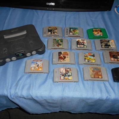 Nintendo 64 Console w 13 Games