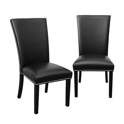 Steve Silver Set of 2 Camila Black Dining Chair CM ...