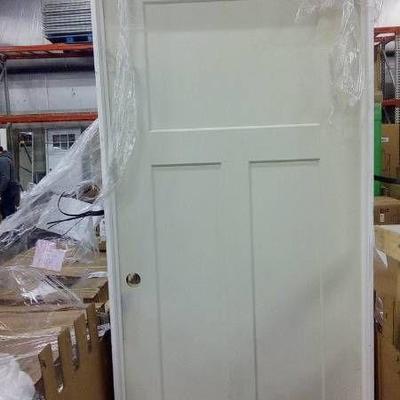 White Door, 36 x 80 Winslow 3 Panel Right Handed ...