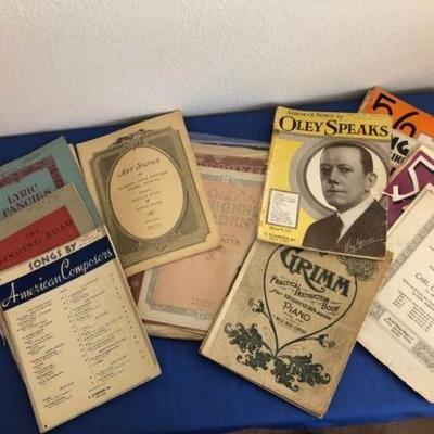 Vintage Music Books Lot