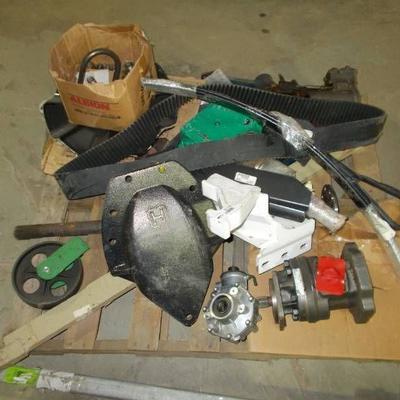 pallet of implement parts and more