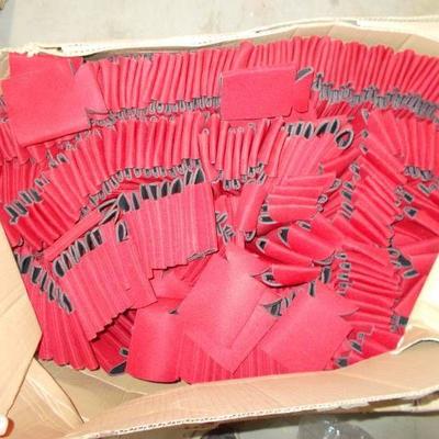 Large Lot of Red Beer Pop Cozies koozie