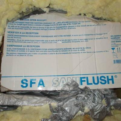SFA saniflush toilet bowl