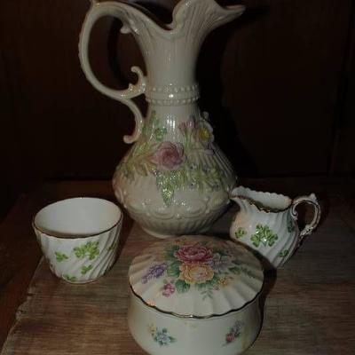 Assorted Victorian Style Pitcher, Dishware, and Me ...