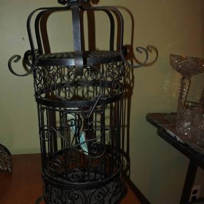 Decorative Black Bird Cage