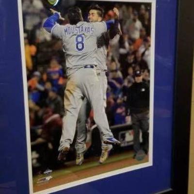 Moustakas And Hosmer World Series Framed Picture