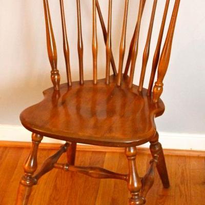 Set of 4 Ethan Allen Dining Chairs Plus a Pair of Ethan Allen Dining Chairs similar but not the same design as the set of 4.