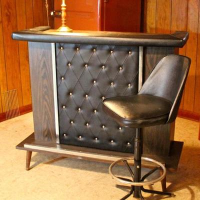 vintage bar, bar stool, 