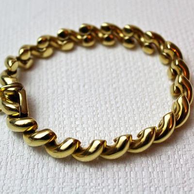 14K yellow gold bracelet made it Italy