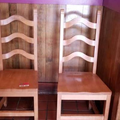 Set of Wooden Chairs