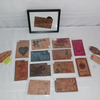 Antique Leather Postcards