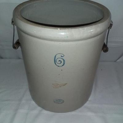 6 Gallon Red Wing Crock