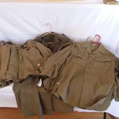 World War 1 and 2 Military Clothing